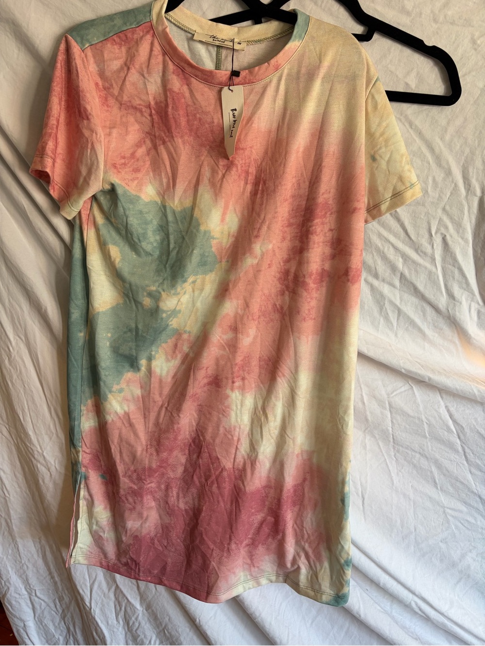 Three Bird Nest Pastel Tie-Dye Short Sleeve Crewneck Tee